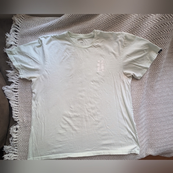Vans Light Mint Gray Graphic Tee - Picture 1 of 7